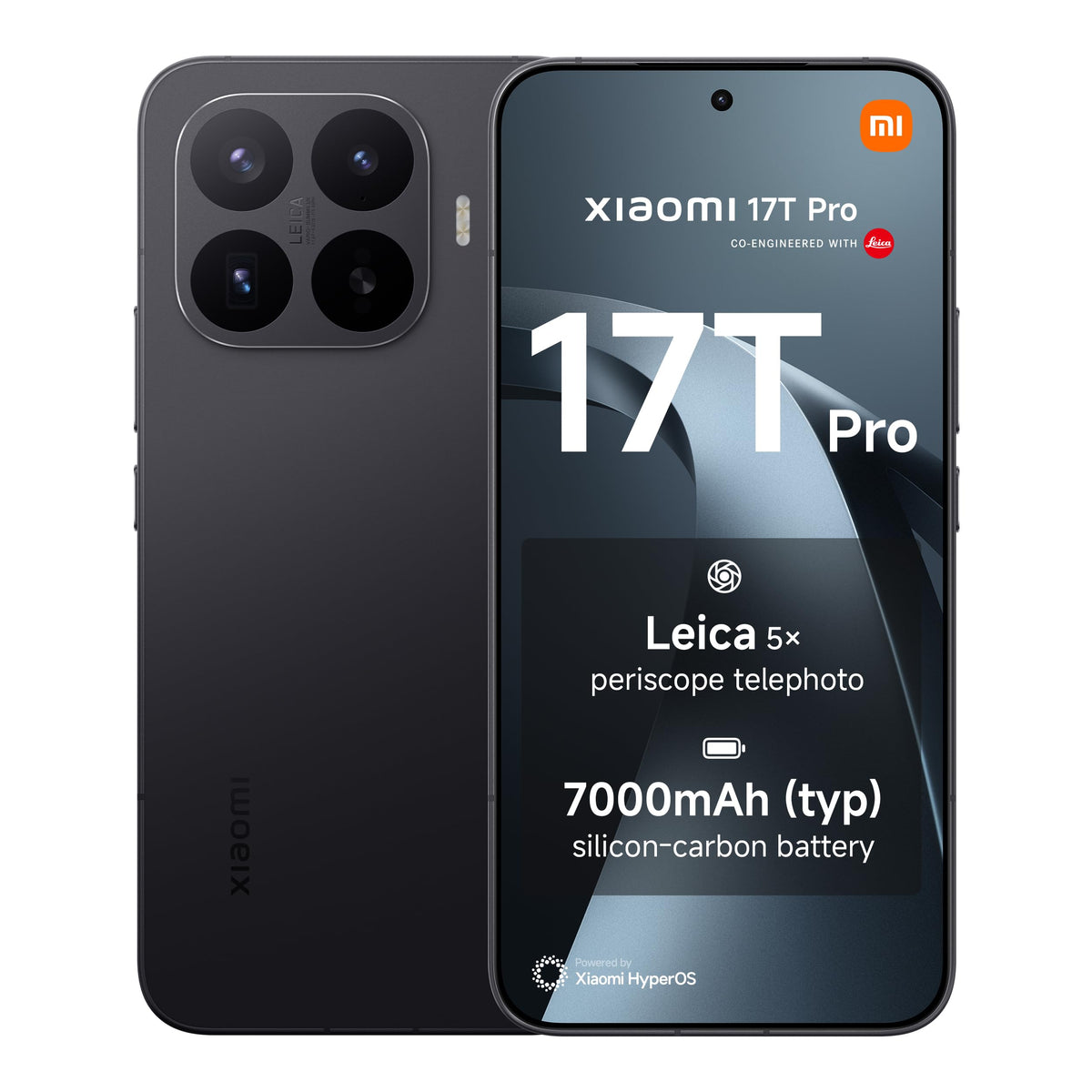 XIAOMI 17T Pro Smartphone 12+512GB Black 6.83" 144Hz Display