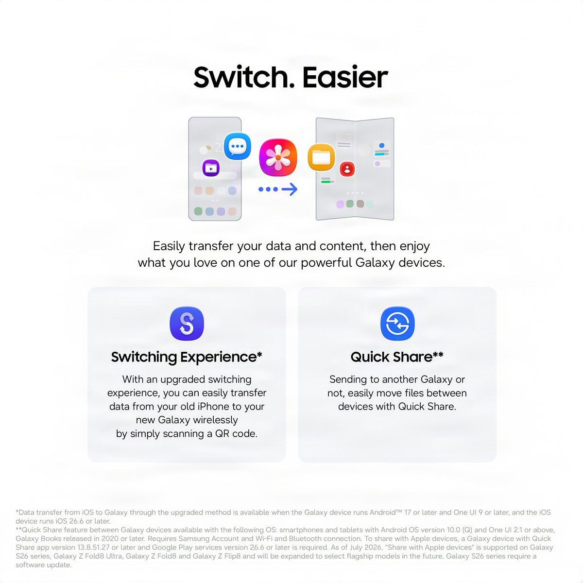 Samsung Galaxy Z Fold8 Smartphone, 512GB Storage, 12GB Memory, Graphite