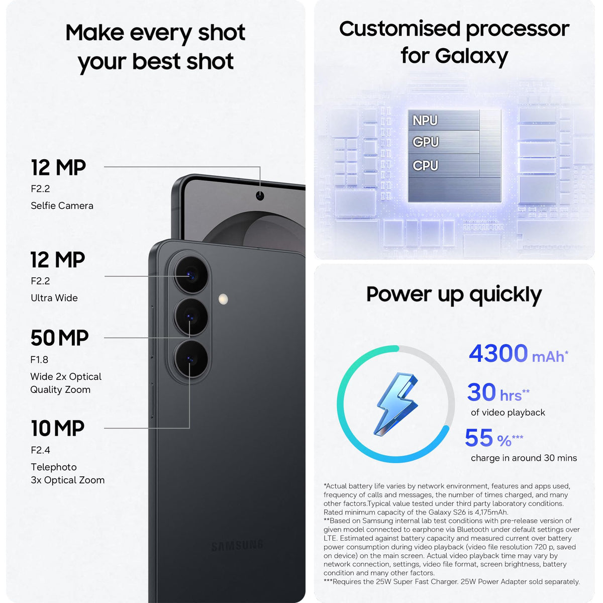 Samsung Galaxy S26 Ultra AI Phone, Privacy Display, Snapdragon AP, 200MP Camera, 12 GB Memory, 512 GB Storage, 5000 mAh Battery, Galaxy AI, Cobalt Violet, 3 Year Extended Warranty (UK Version)