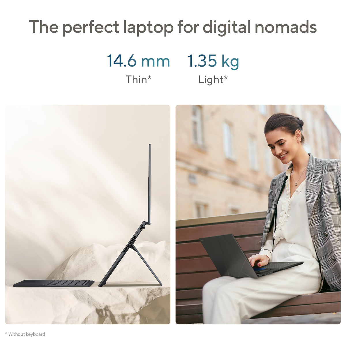 ASUS Zenbook Duo 14 OLED UX8406CA laptop | 14.0" 120Hz 3K dual-touchscreen | Intel Core Ultra 9-285H | 32GB RAM | 2TB SSD | Detachable keyboard | Windows 11