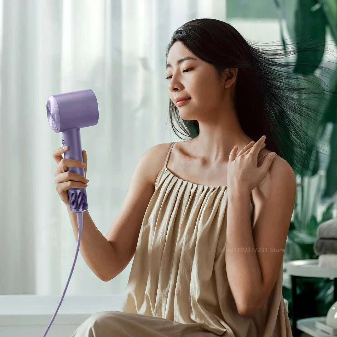 Mijia H701 High Speed Water Ion Hair Dryer 110000RPM 200M Negative Ions Smart Temp Control Household Blow Dryer