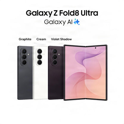 Samsung Galaxy Z Fold8 Smartphone, 512GB Storage, 12GB Memory, Graphite