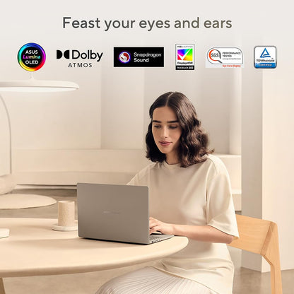 ASUS Zenbook A16 OLED UX3607OA CoPilot+ Laptop | 16.0" 3K (2880x1800) OLED screen | Snapdragon X2 Elite X2E-94-100 | 48GB LPDDR5X RAM | 1TB PCIe SSD | UK Backlit Keyboard | Windows 11