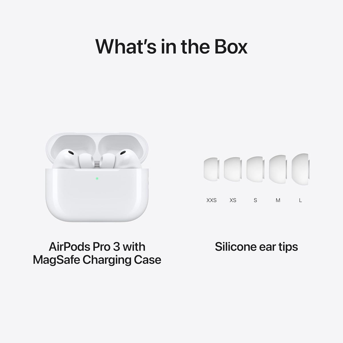 Apple AirPods Pro 3 Wireless Earbuds, Active Noise Cancellation, Live Translation, Heart Rate Sensing, Hearing Aid Feature, Bluetooth Headphones, Spatial Audio, High‑Fidelity Sound, USB‑C Charging