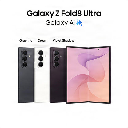 Samsung Galaxy Z Fold8 Smartphone, 512GB Storage, 12GB Memory, Graphite