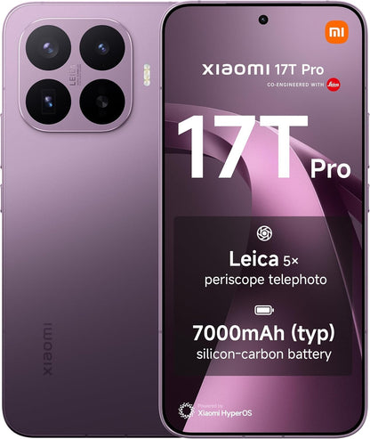 XIAOMI 17T Pro Smartphone 12+512GB Black 6.83" 144Hz Display