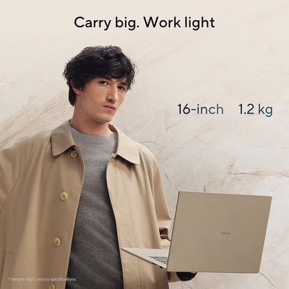ASUS Zenbook A16 OLED UX3607OA CoPilot+ Laptop | 16.0" 3K (2880x1800) OLED screen | Snapdragon X2 Elite X2E-94-100 | 48GB LPDDR5X RAM | 1TB PCIe SSD | UK Backlit Keyboard | Windows 11