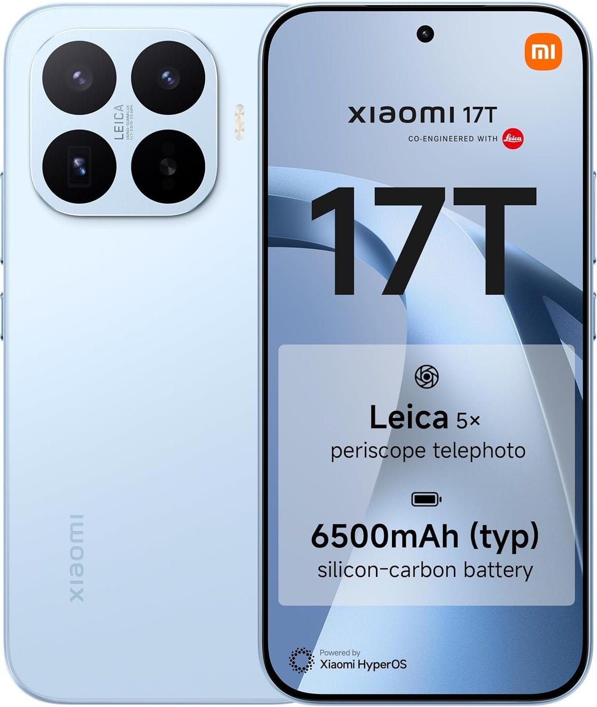 XIAOMI 17T Pro Smartphone 12+512GB Black 6.83" 144Hz Display