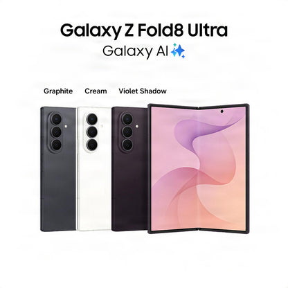 Samsung Galaxy Z Fold8 Smartphone, 512GB Storage, 12GB Memory, Graphite