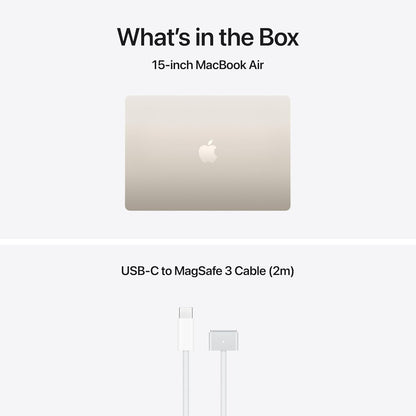 Apple MacBook Air 15-inch Laptop with M5 chip: Built for AI, 15.3-inch Liquid Retina Display, 16GB Unified Memory, 512GB SSD, 12MP Center Stage, Touch ID, Wi-Fi 7; Midnight