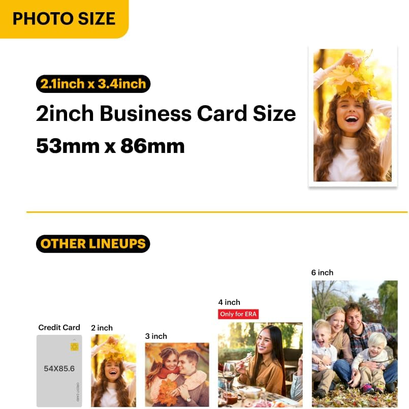 Mini 2 Retro 4PASS Portable Photo Printer (2.1X3.4 Inches) + 8 Sheets, Black