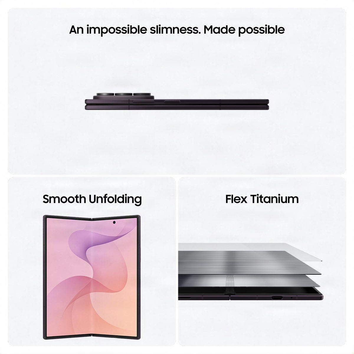 Samsung Galaxy Z Fold8 Smartphone, 512GB Storage, 12GB Memory, Graphite