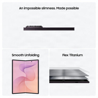 Samsung Galaxy Z Fold8 Smartphone, 512GB Storage, 12GB Memory, Graphite