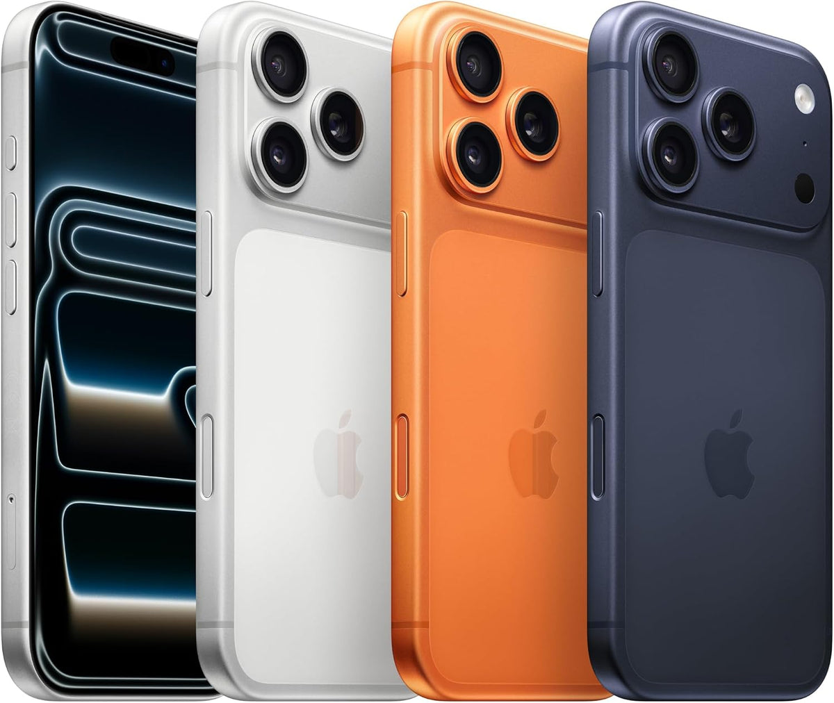 Apple iPhone 17 Pro 512 GB: 6.3-inch Display with ProMotion up to 120Hz, A19 Pro Chip, Breakthrough Battery Life, Pro Fusion Camera System with Center Stage Front Camera; Cosmic Orange