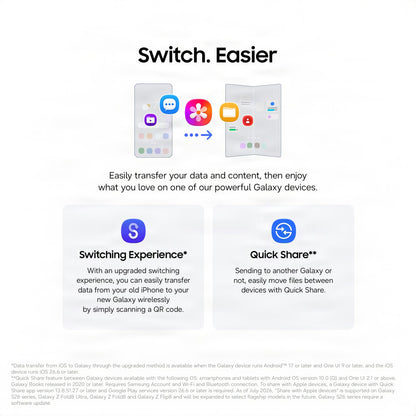 Samsung Galaxy Z Fold8 Smartphone, 512GB Storage, 12GB Memory, Graphite