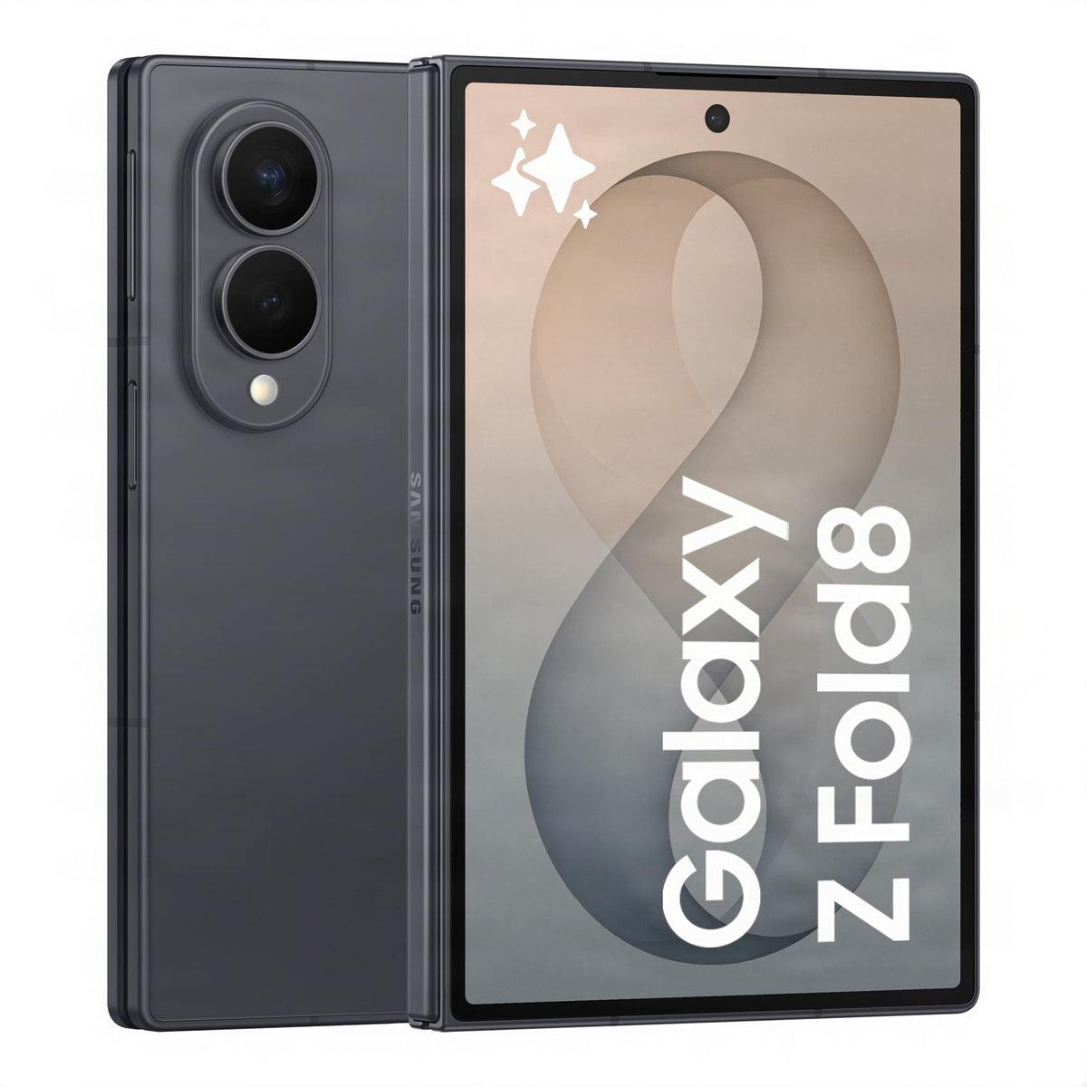 Samsung Galaxy Z Fold8 Smartphone, 512GB Storage, 12GB Memory, Graphite