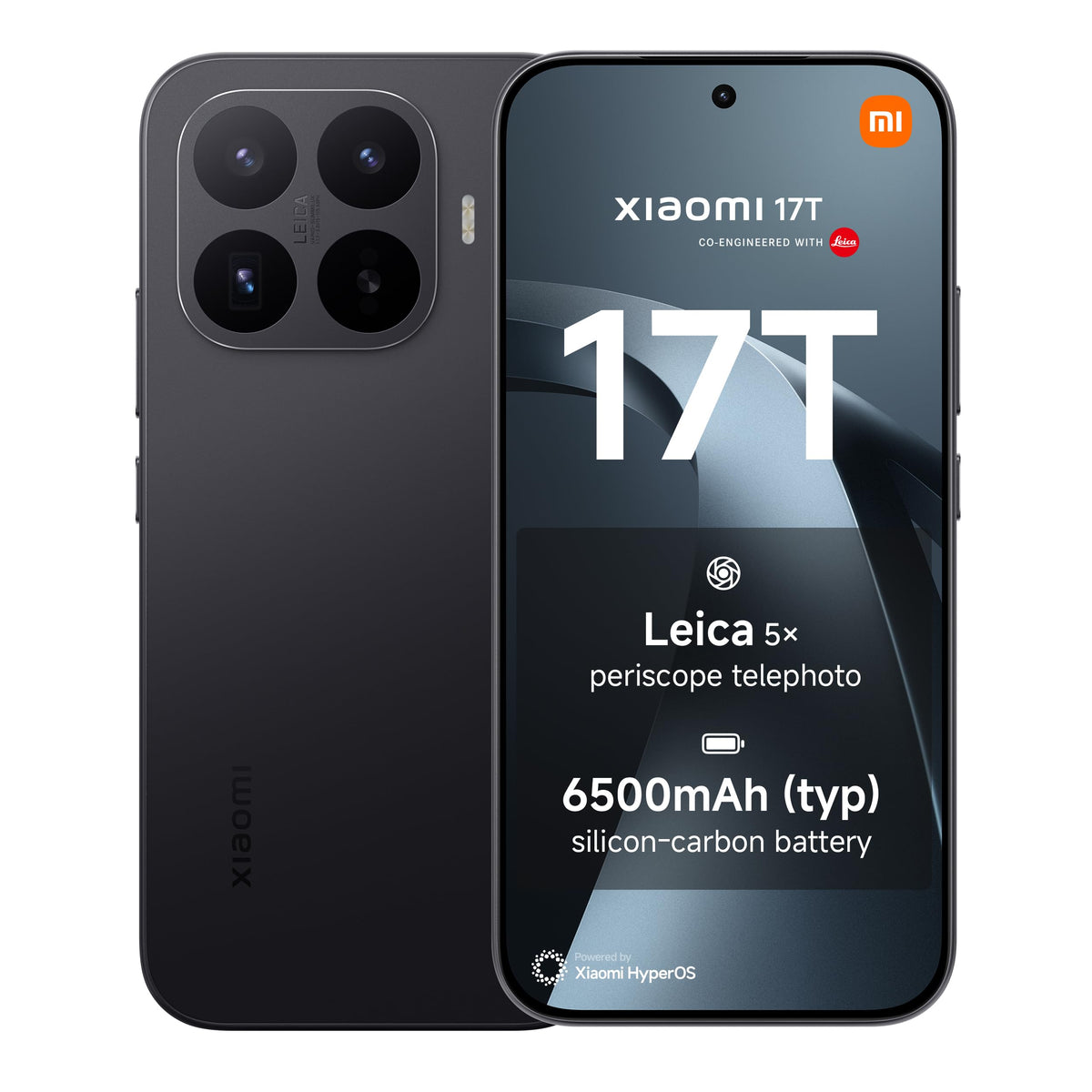 XIAOMI 17T Pro Smartphone 12+512GB Black 6.83" 144Hz Display