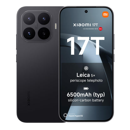 XIAOMI 17T Pro Smartphone 12+512GB Black 6.83" 144Hz Display
