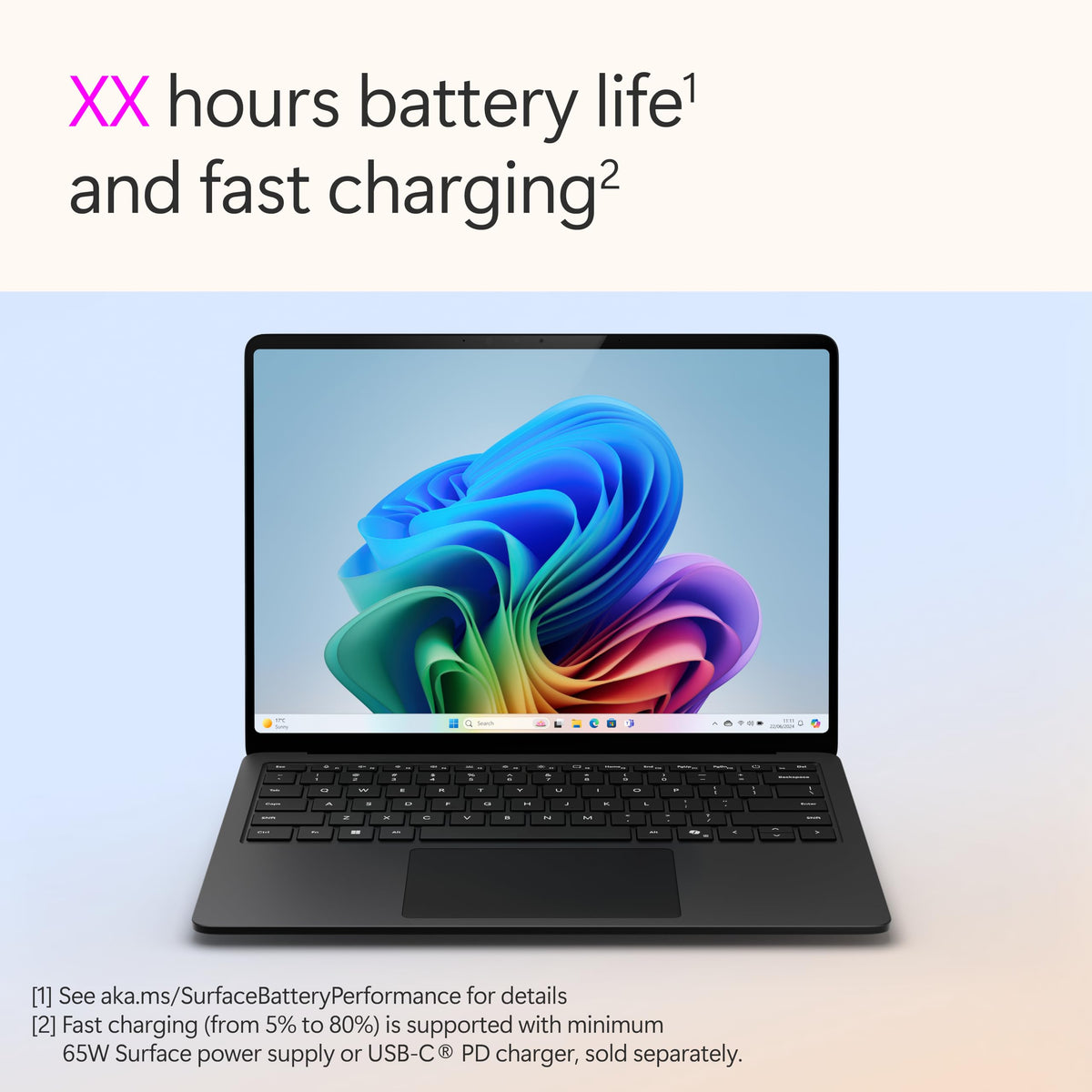 Microsoft Surface Laptop, 15" | Snapdragon X Elite | 16GB RAM, 1TB SSD