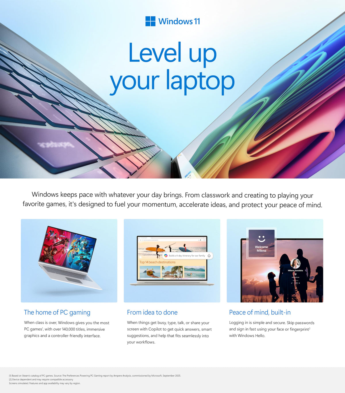 ASUS Zenbook Duo 14 OLED UX8406CA laptop | 14.0" 120Hz 3K dual-touchscreen | Intel Core Ultra 9-285H | 32GB RAM | 2TB SSD | Detachable keyboard | Windows 11