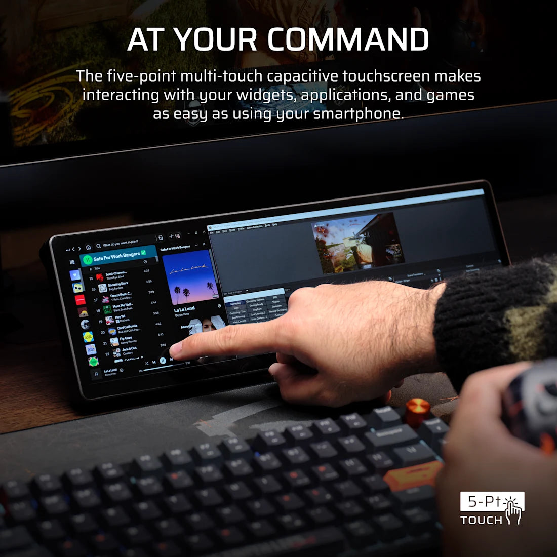 CORSAIR XENEON EDGE 14.5" LCD Touchscreen