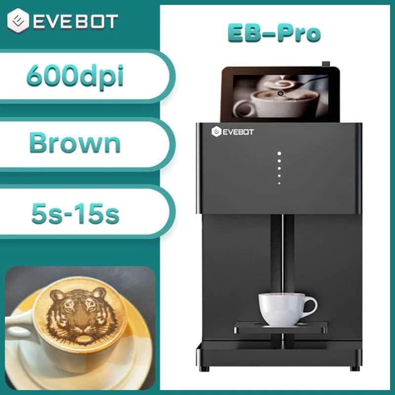 FT4/FC/Pro/FM1 Coffee Printer Automatic 3d Latte Machine DIY Printing Photo printer On Food like Cake Bread Coffee cocktails, beer, beverages and food surfaces (EB-FC-Black-1Brown ink)