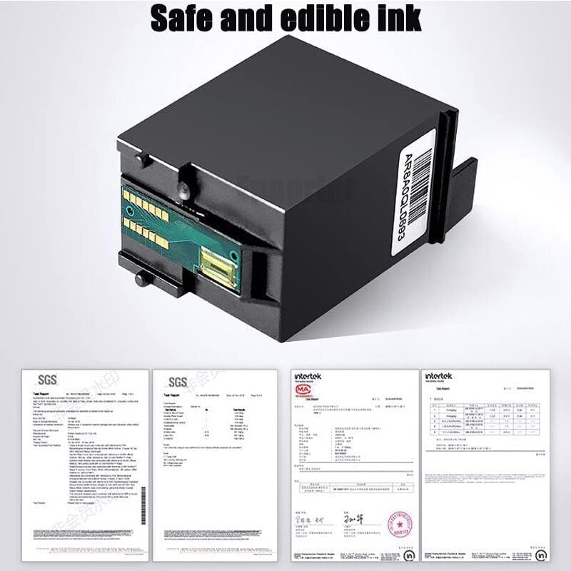 FT4/FC/Pro/FM1 Coffee Printer Automatic 3d Latte Machine DIY Printing Photo printer On Food like Cake Bread Coffee cocktails, beer, beverages and food surfaces (EB-FC-Black-1Brown ink)