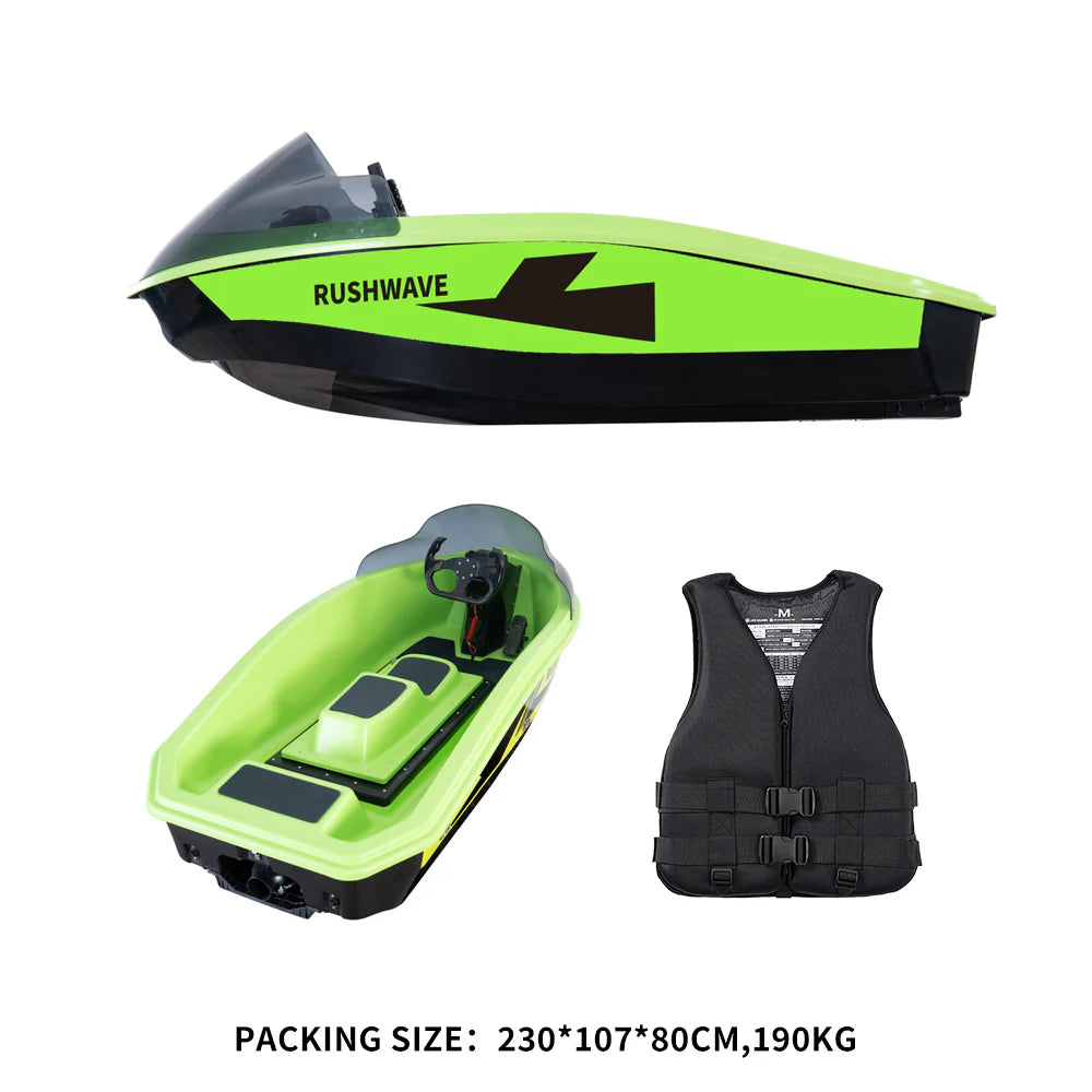 |2026NEW| Electric Go Kart Boat| 16KW Mini Jet Boat | V1
