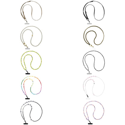 Summary Shoulder Strap Long Phone Charm Accessories for Galaxy for IPhone 12 13 14 15 16 17 18 Pro Max Case