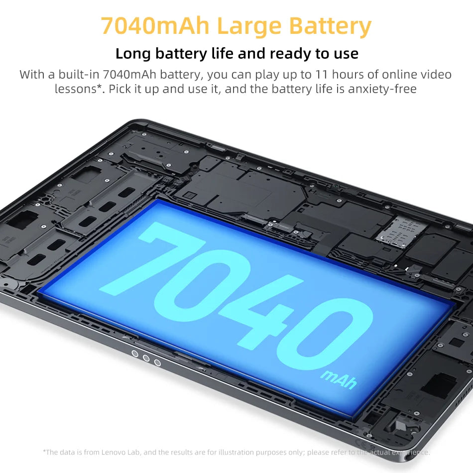 Lenovo Xiaoxin Pad 2025 11'' Tablet 128GB 256GB ROM MediaTek Dimensity 6300 2.5K Ultra HD Dolby Atmos 7040mAh Battery