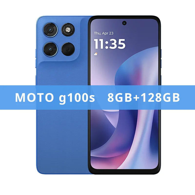 Global ROM Motorola Moto G100s 5G SmartPhone 6.72-inch FHD+ 120Hz Eye Protection LCD Screen 7000mAh Snapdragon 6s Gen4 Cellphone