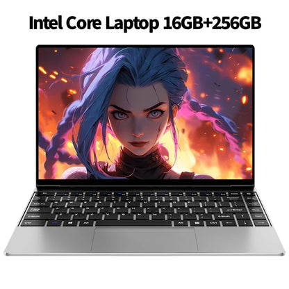 ultra-thin Laptop Intel Core i3 6th Processor 32GB RAM 1TB 2TB SSD 14.1 Inch Office Study Gamer Windows 11 Portable Notebook