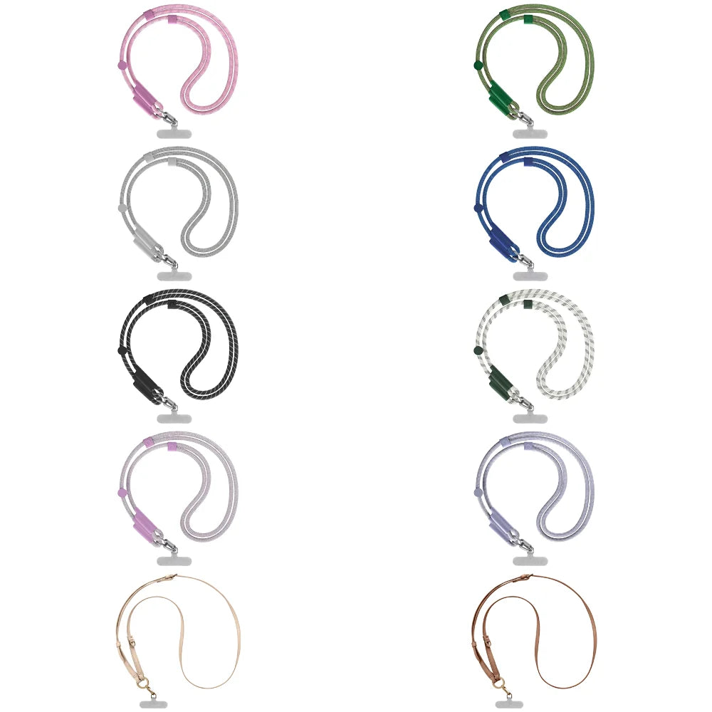 Summary Shoulder Strap Long Phone Charm Accessories for Galaxy for IPhone 12 13 14 15 16 17 18 Pro Max Case