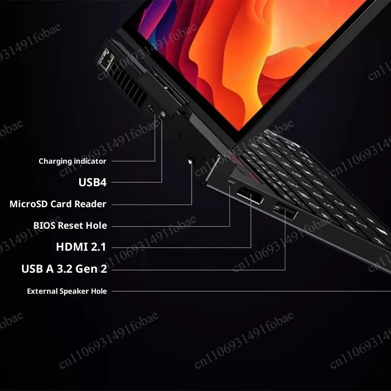 GPD Pocket4 Touch Screen High-Performance Gaming Mini Pc AMD 8840U 16G 1TB 8.8inch 2560×1600 144hz Portable Laptop Tablet 2-In-1