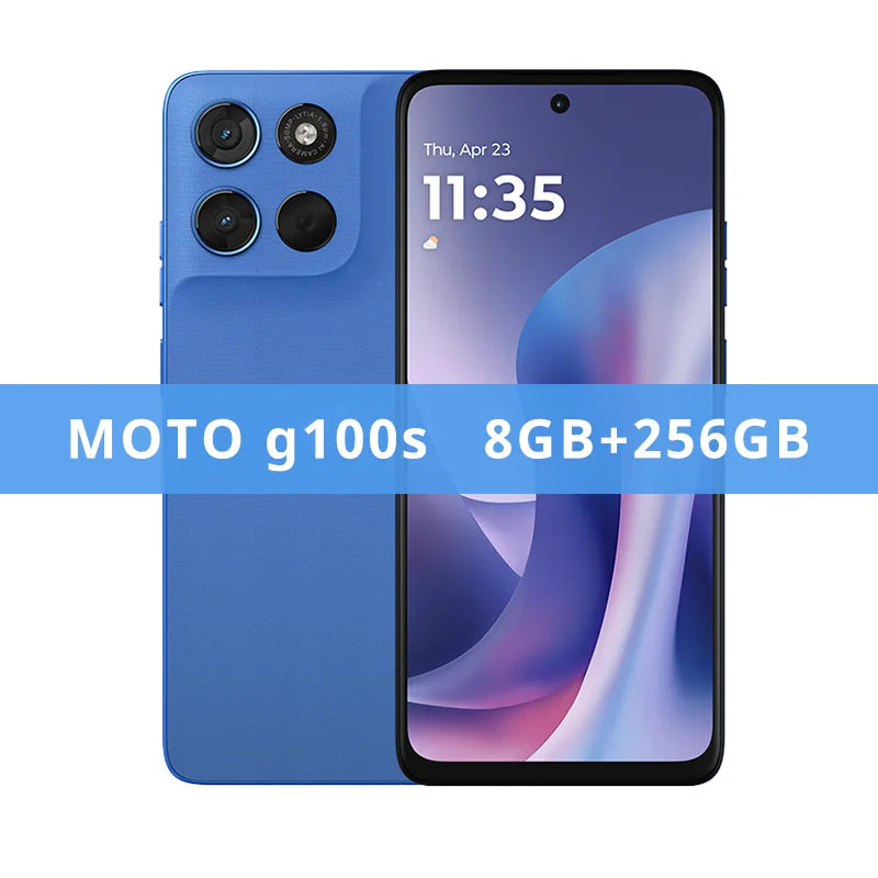 Global ROM Motorola Moto G100s 5G SmartPhone 6.72-inch FHD+ 120Hz Eye Protection LCD Screen 7000mAh Snapdragon 6s Gen4 Cellphone