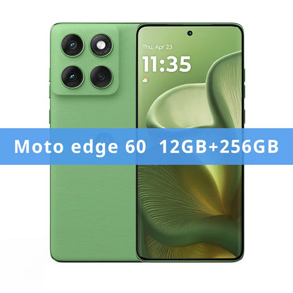 Original Motorola MOTO edge 60 Smartphone 5G Global ROM 6.7‘’ 1.5K 120Hz pOLED Display IP68 MediaTek Dimensity 7400 Cellphone
