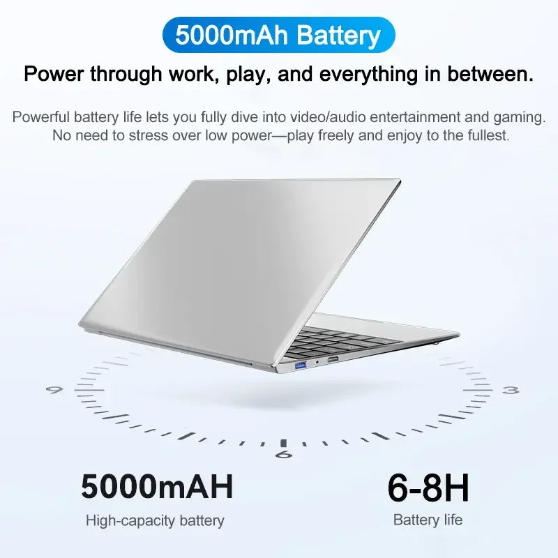 New 15.6" Laptop Intel Core I9-10980HK 32GB DDR4 2TB M.2 SSD Win11 Pro Fingerprint Unlock WiFi6 BT5.2 4K HD Gaming Ultrabook